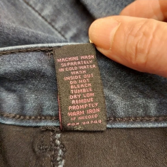 CELEBRITY PINK Dark Wash Mini Button Down Denim Skirt - Picture 10 of 11